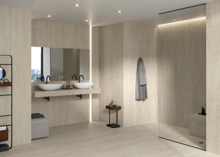 travertine porcelain