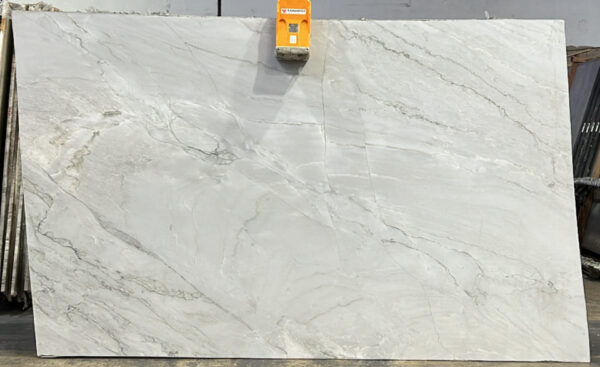 White Santorini Quartzite Slab