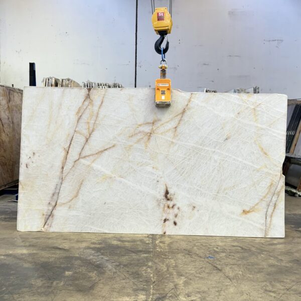 cristallo fire quartzite slab