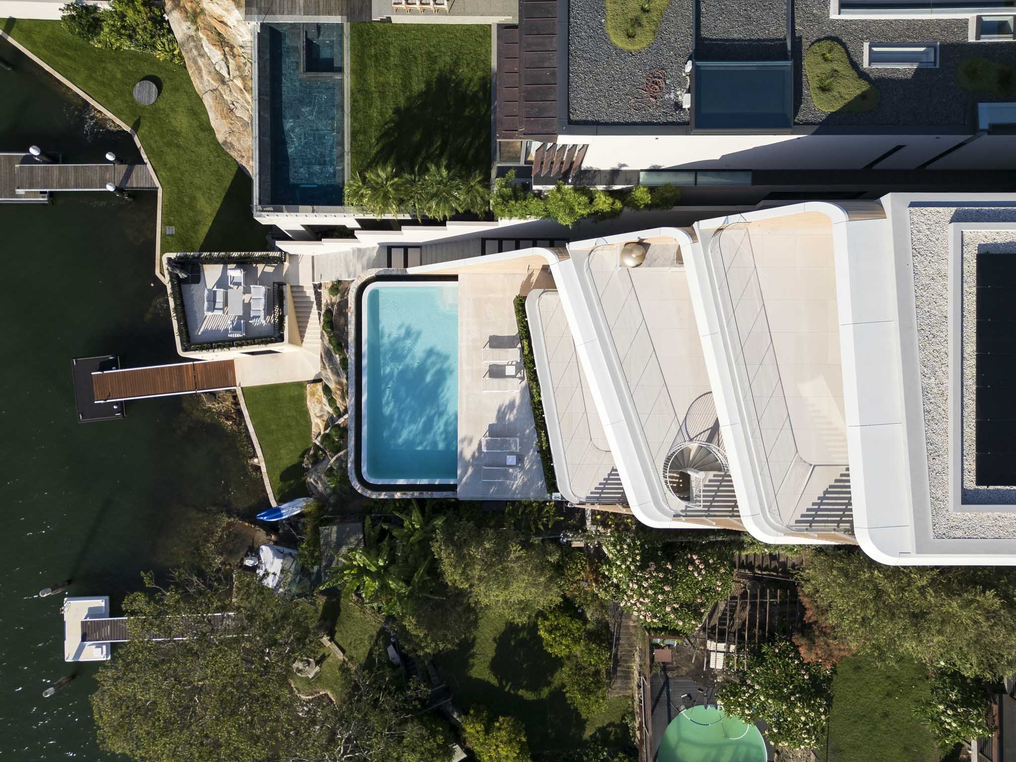 Cove House - Crema Valencia Limestone Flooring