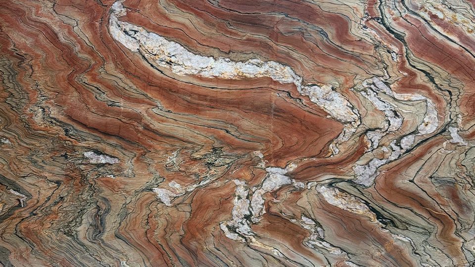Tempest Red Quartzite Slabs Sydney